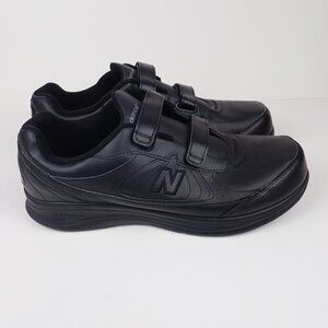 NEW BALANCE 577 Men's 13 4E Wide Black Walking Shoes Hook & Loop Model MW577VK
